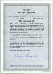 750 Jahre Mansfelder Kupferschieferbergbau 1950, 12 Pf. Farbe "b ...